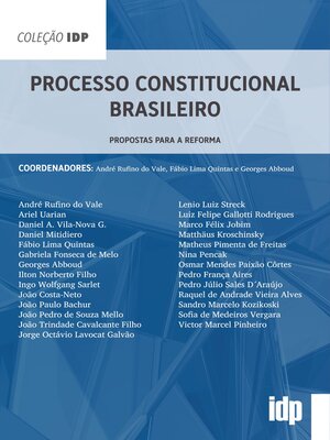 cover image of Processo Constitucional Brasileiro